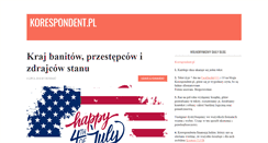 Desktop Screenshot of korespondent.pl